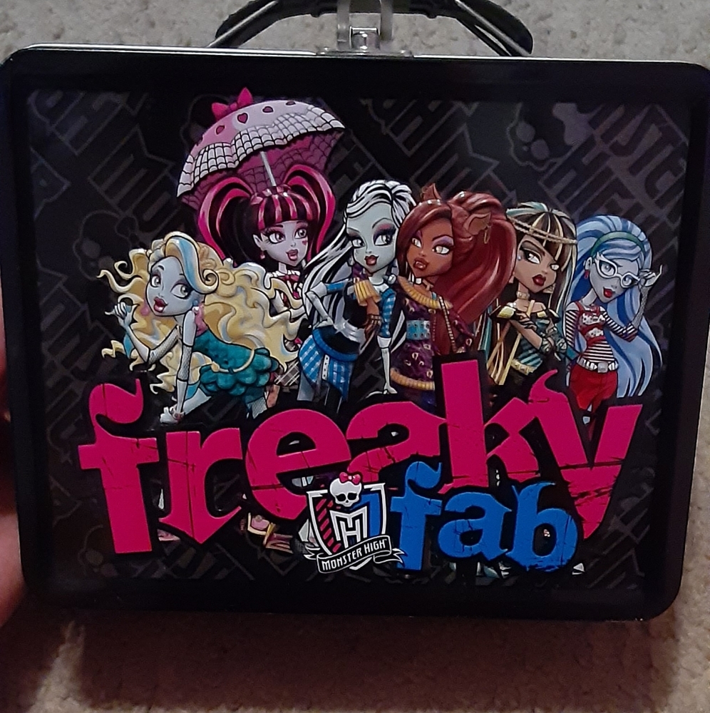 Monster High lunch box and stickers